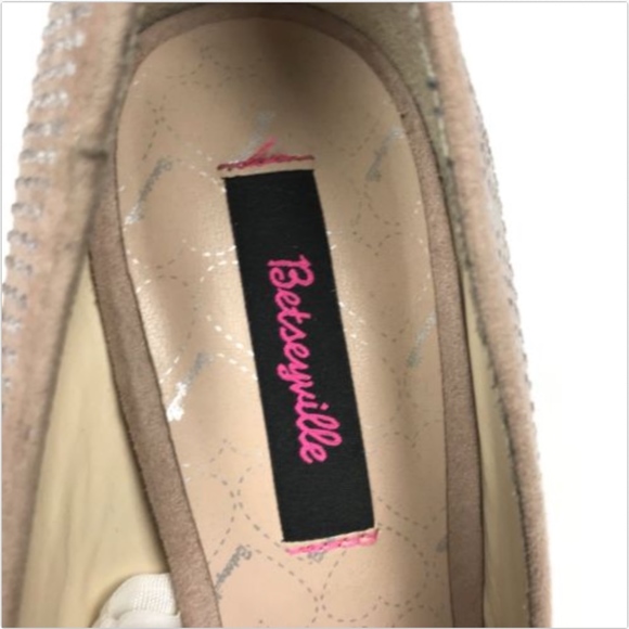 Betseyville Light Pink Sparkle Prom Formal Heels - Picture 2 of 8